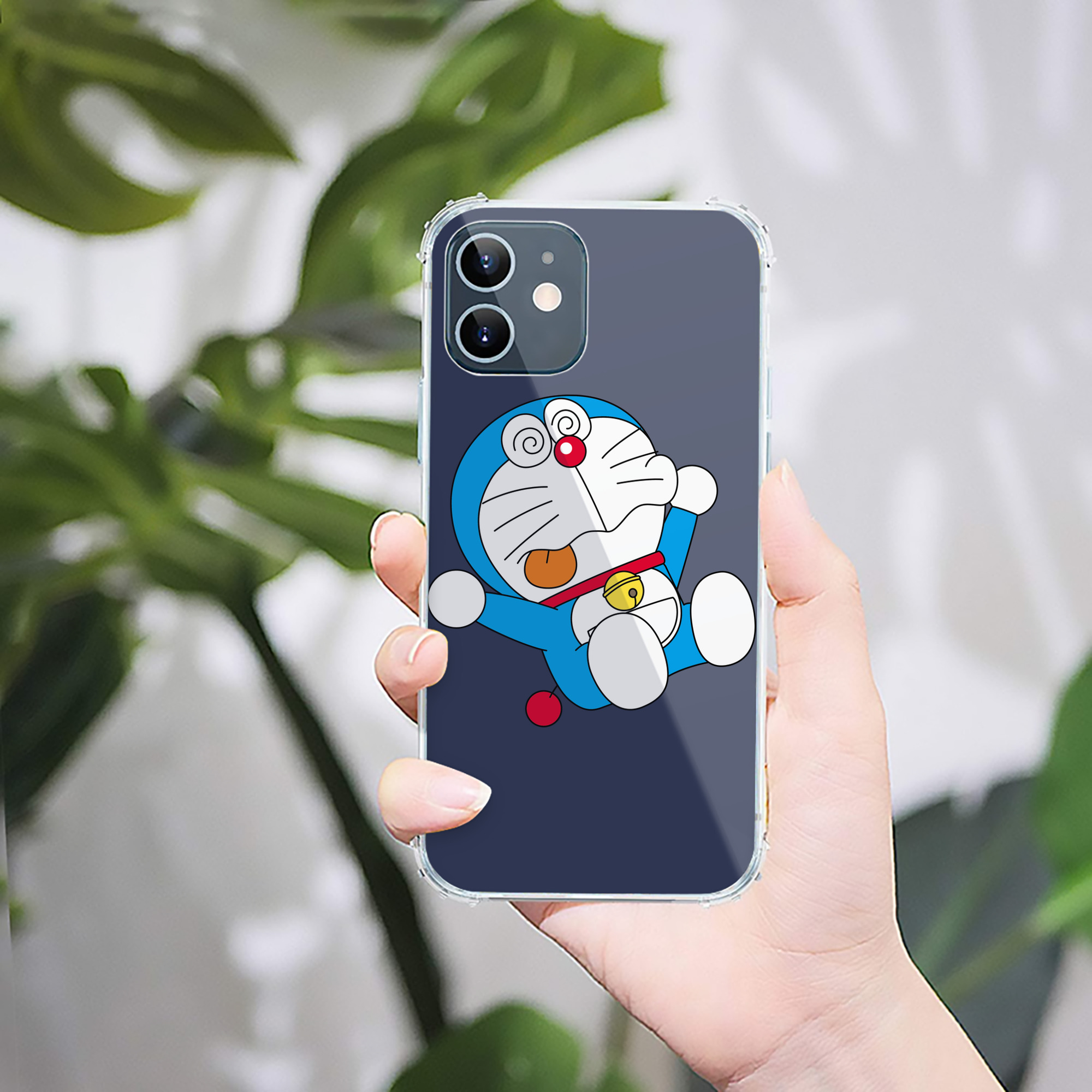 （画像用） ドラえもん Doraemon 【iPhone 12シリーズ対応】透明スマホケース（クリアソフトケース）